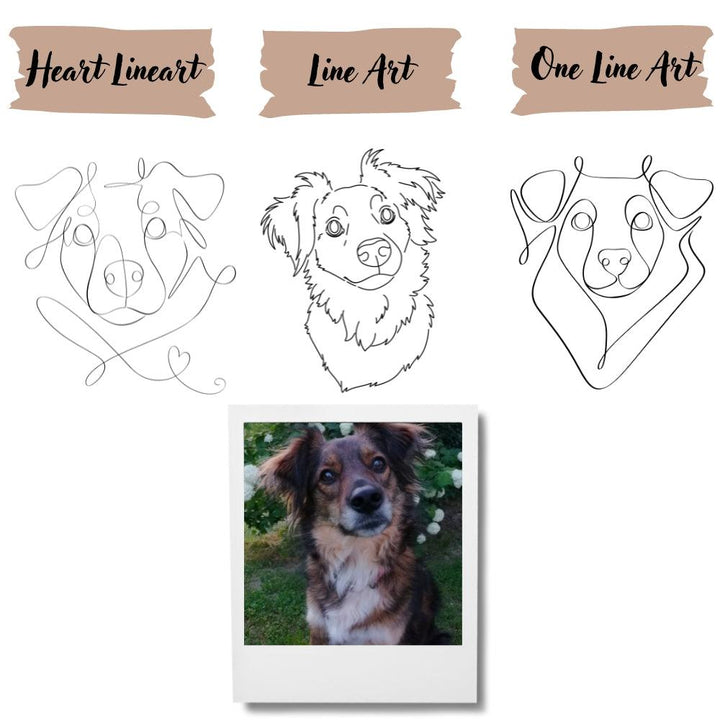 Personalisierte Handyhülle - LINE ART & ONE LINE ART STIL - Gramart