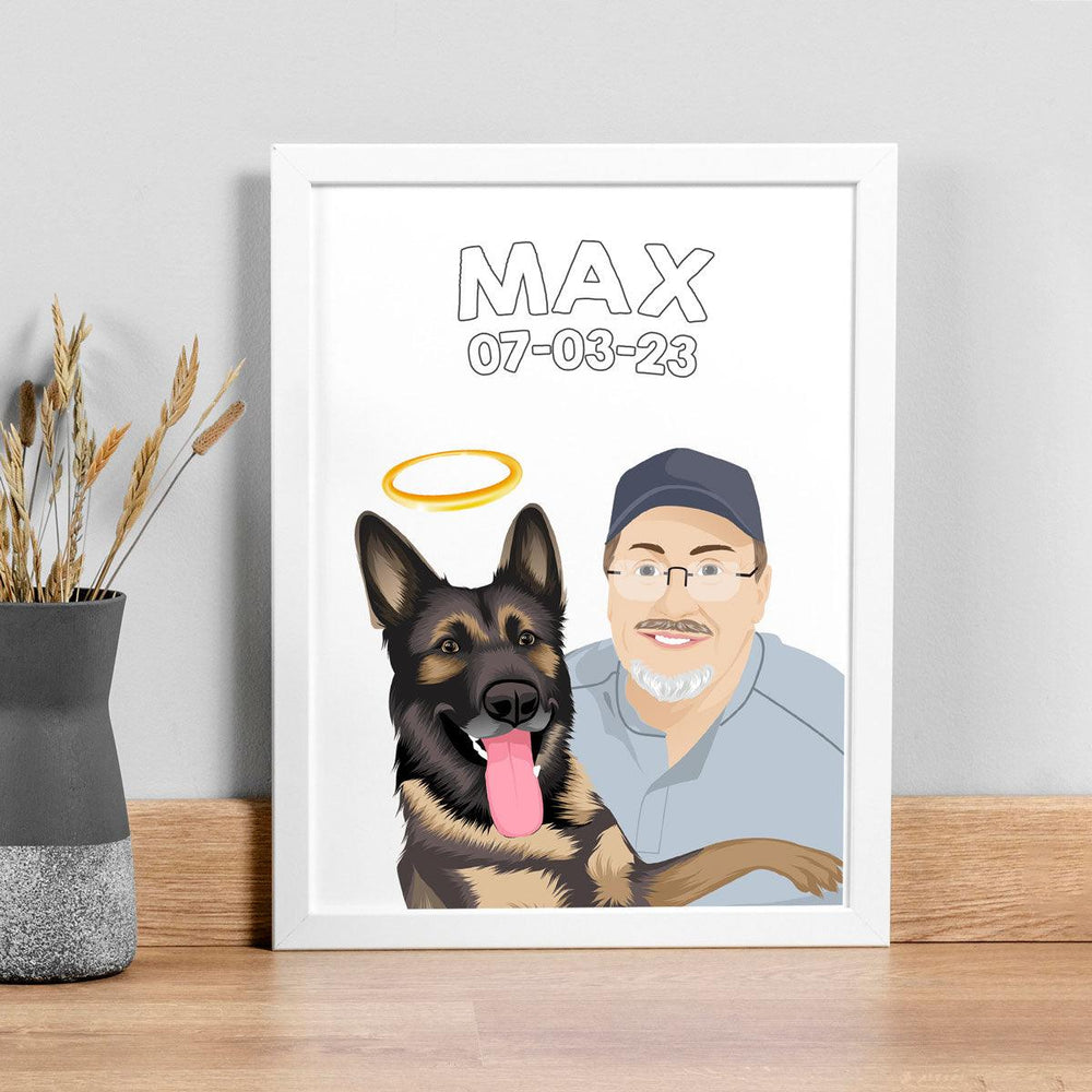 Personalisiertes Poster - In Gedenken an - Gramart