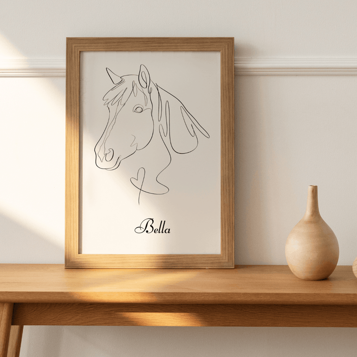 Personalisierte Leinwand – Line Art & One Line Art Stil