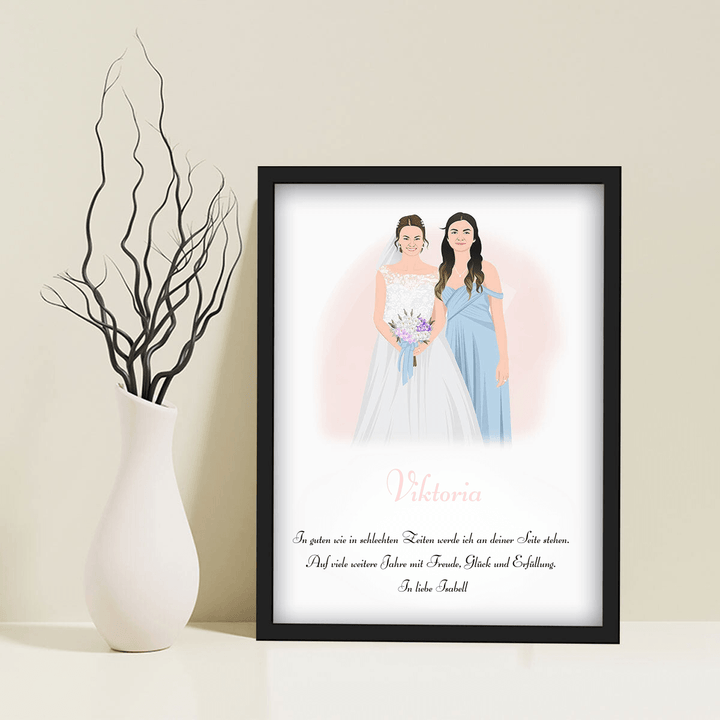 Personalisiertes Poster - Hochzeit - Gramart