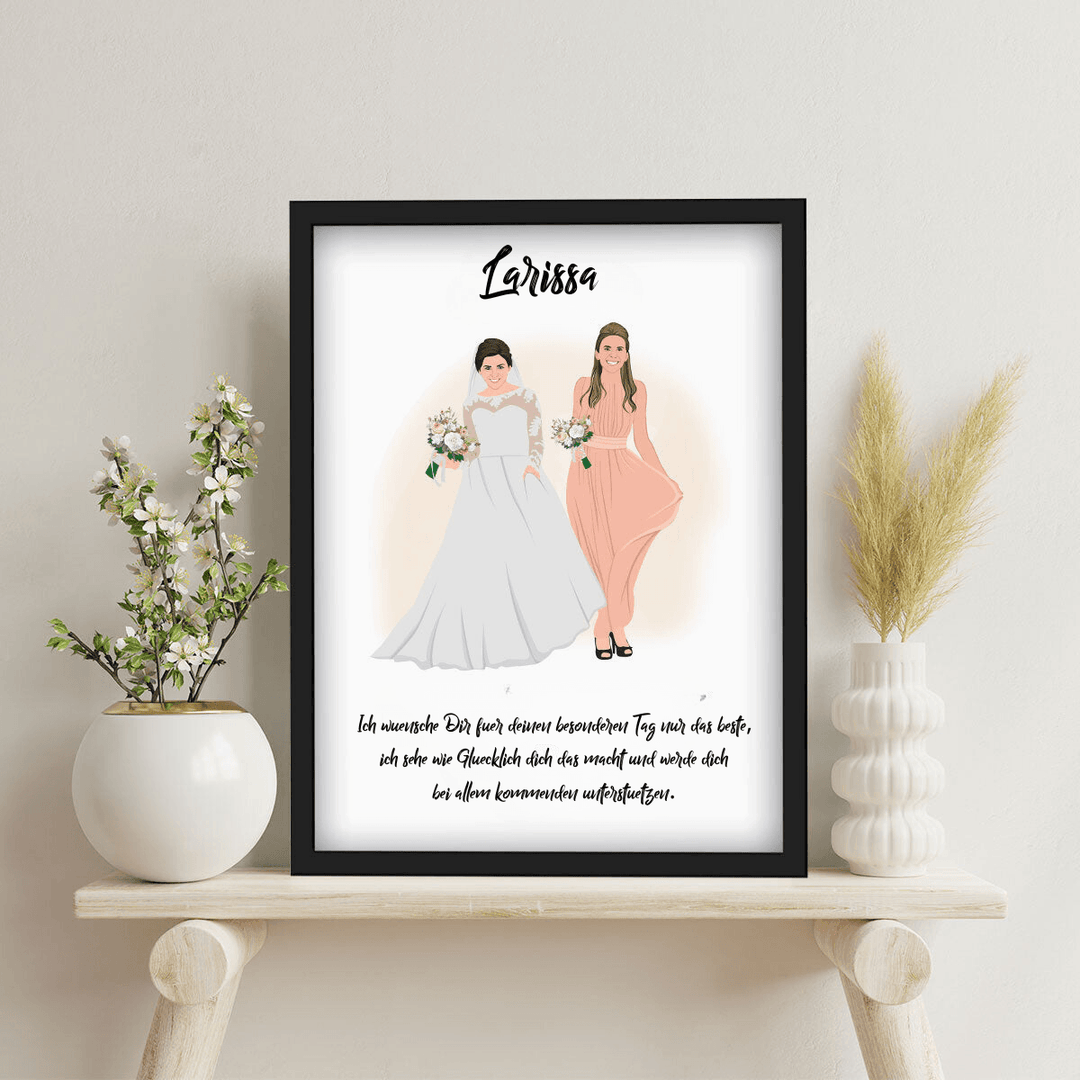 Personalisiertes Poster - Hochzeit - Gramart