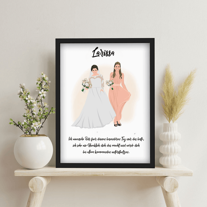Personalisiertes Poster - Hochzeit - Gramart