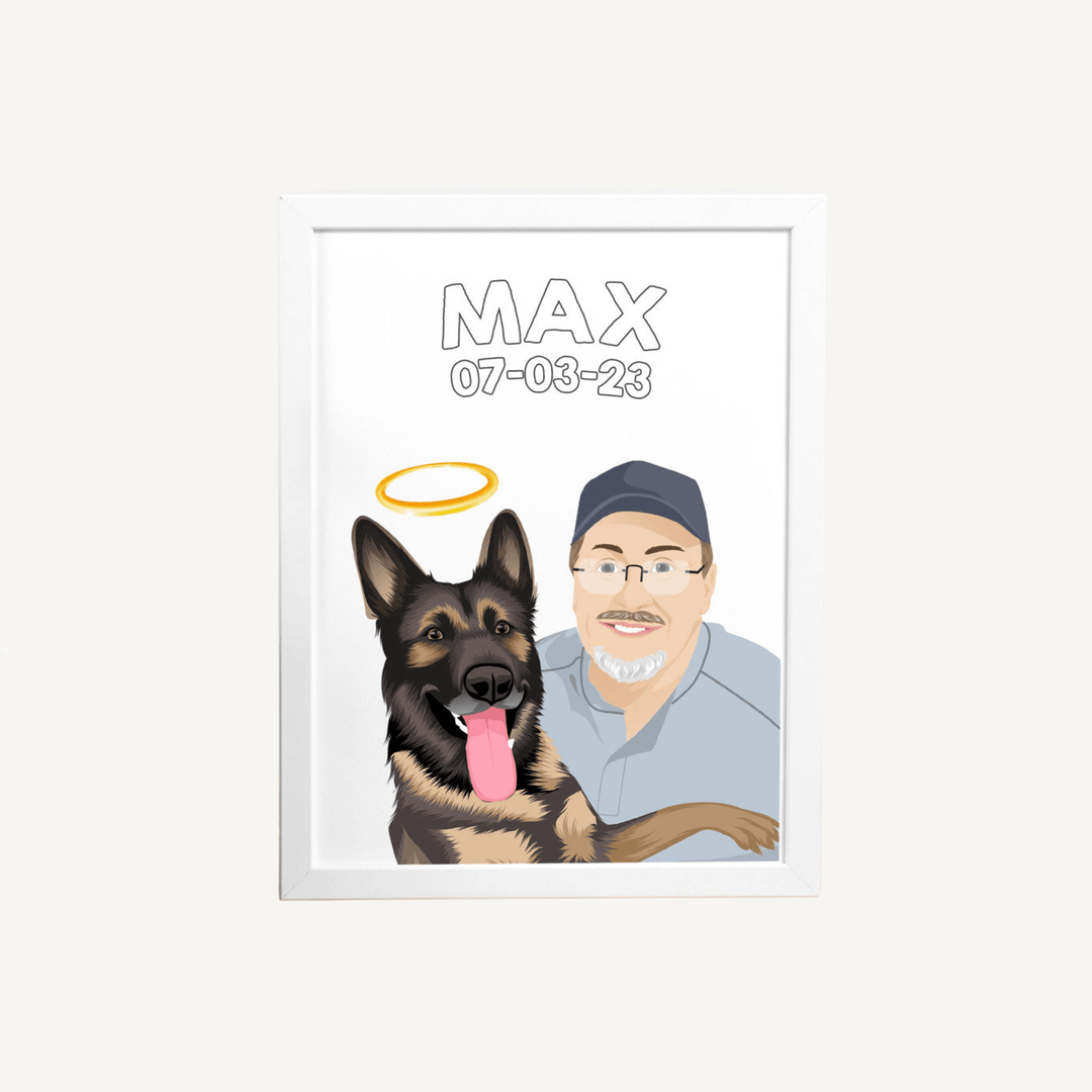 Personalisiertes Poster - In Gedenken an - Gramart