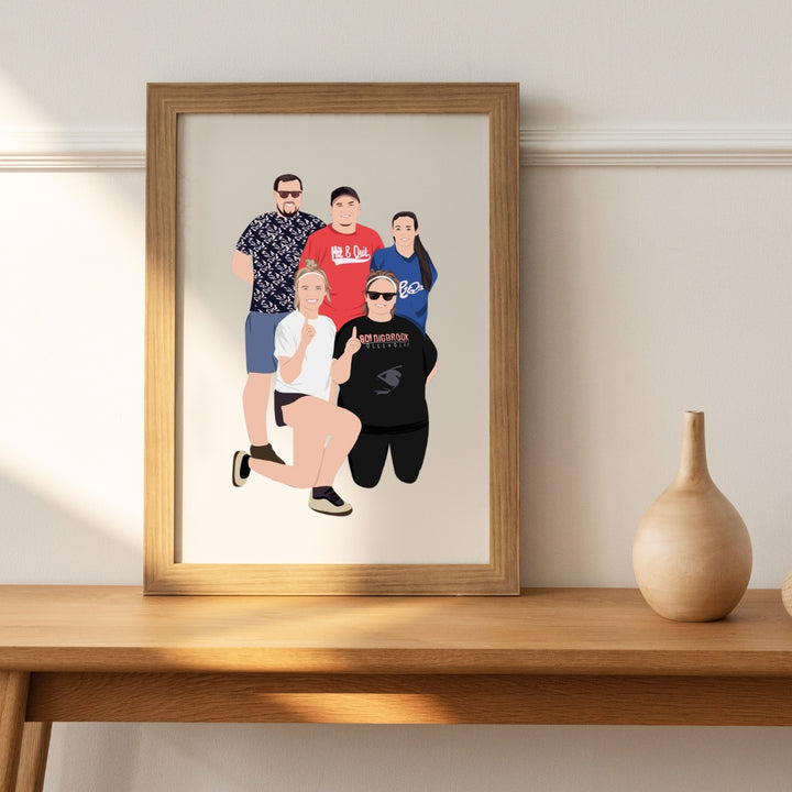Personalisiertes Poster - Cartoon Art Stil