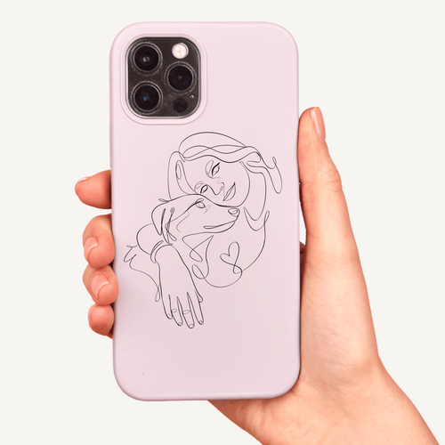 Personalisierte Handyhülle - LINE ART & ONE LINE ART STIL - Gramart