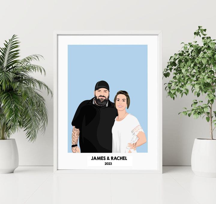 Personalisiertes Poster - Pärchen - Gramart