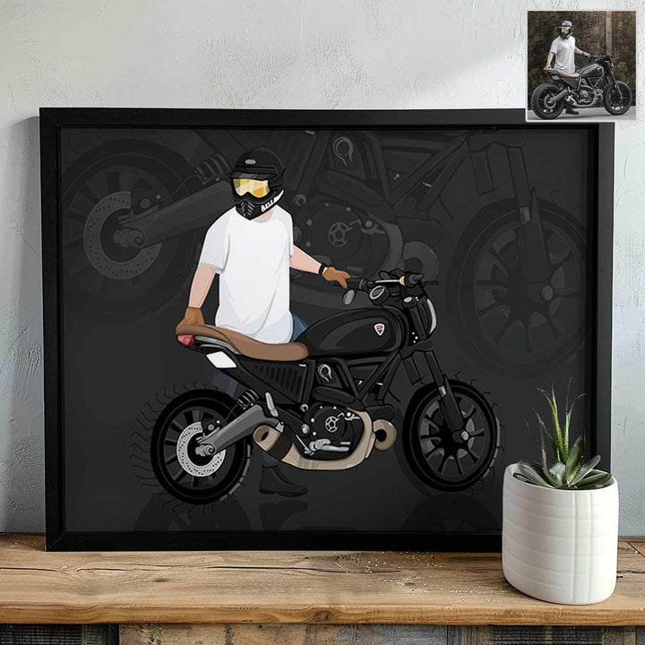 Personalisiertes Poster - Auto & Motorrad - Gramart