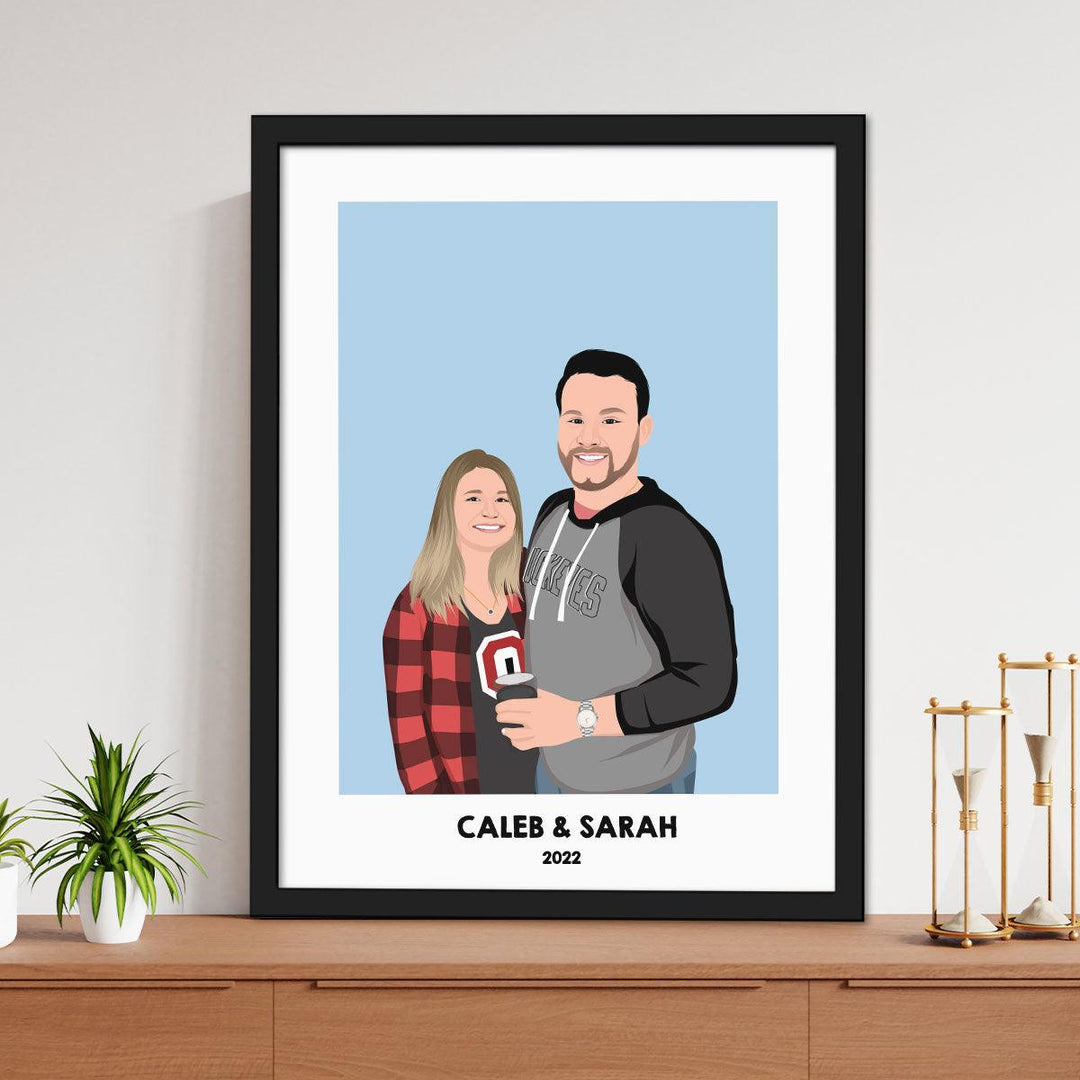 Personalisiertes Poster - Pärchen - Gramart